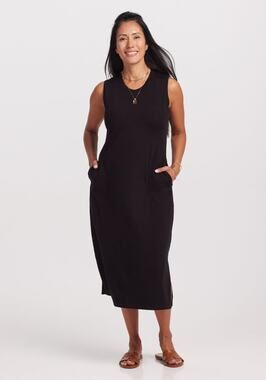 Woolx Cassie Dress Duralite ALL SEASON Dress Merino Wool Blend Black Size XL
